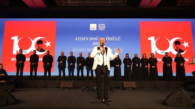 Aydın Doğan Ödülü Antakya Medeniyetler korosuna verildi.