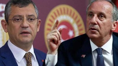 CHP Genel Başkanı Özgür Özel Muharrem İnce'nin yerel seçimlerde aday