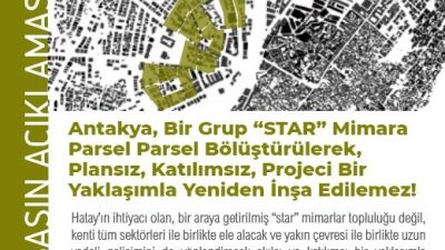 Türkiye Mimar Mühendis Odaları Birliği (TMMOB) Şehir Plancıları Odası Antakya