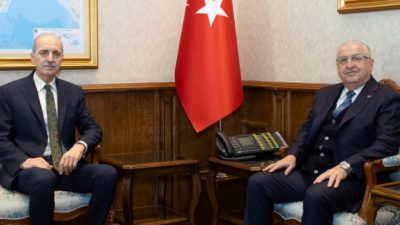 TBMM Başkanı Numan Kurtulmuş, Milli Savunma Bakanı Yaşar Güler’i ziyaret