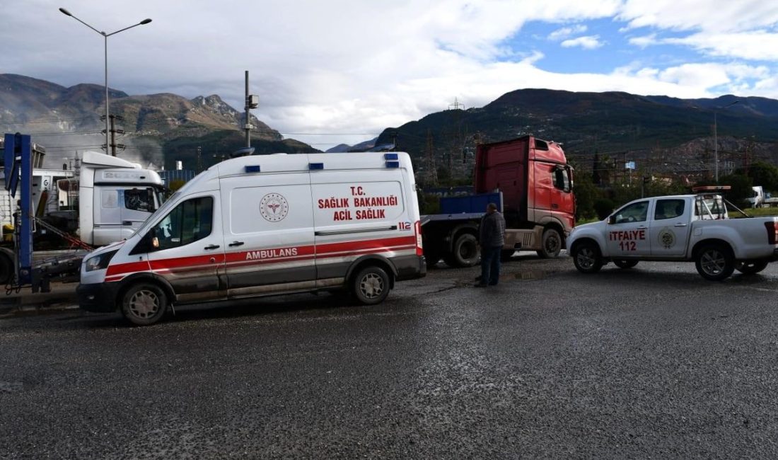 Hatay’ın Payas ilçesinde tır