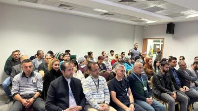 Hatay il sağlık müdürü ile beraberindeki üst yönetim kadrosu çalışanlarla