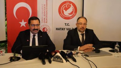Hatay Valisi Mustafa Masatlı ve Çevre Şehircilik ve İklim Değişikliği