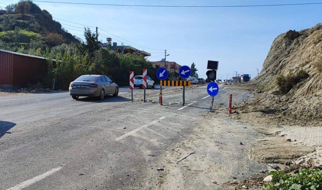 Defne-Samandağ yolu 10.km’si Tavla