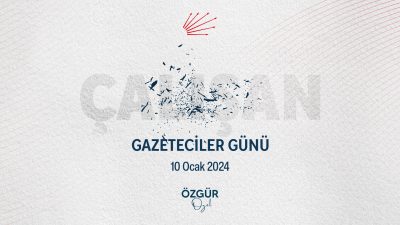 Cumhuriyet Halk Partisi Genel Başkanı Özgür Özel, 10 Ocak Çalışan