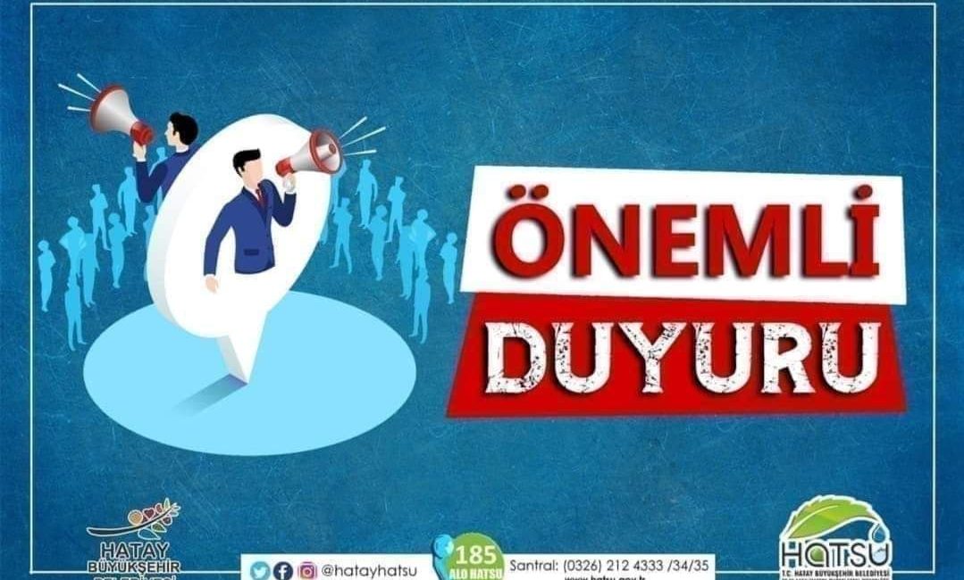 Hatay Büyükşehir Belediyesi’ne bağlı