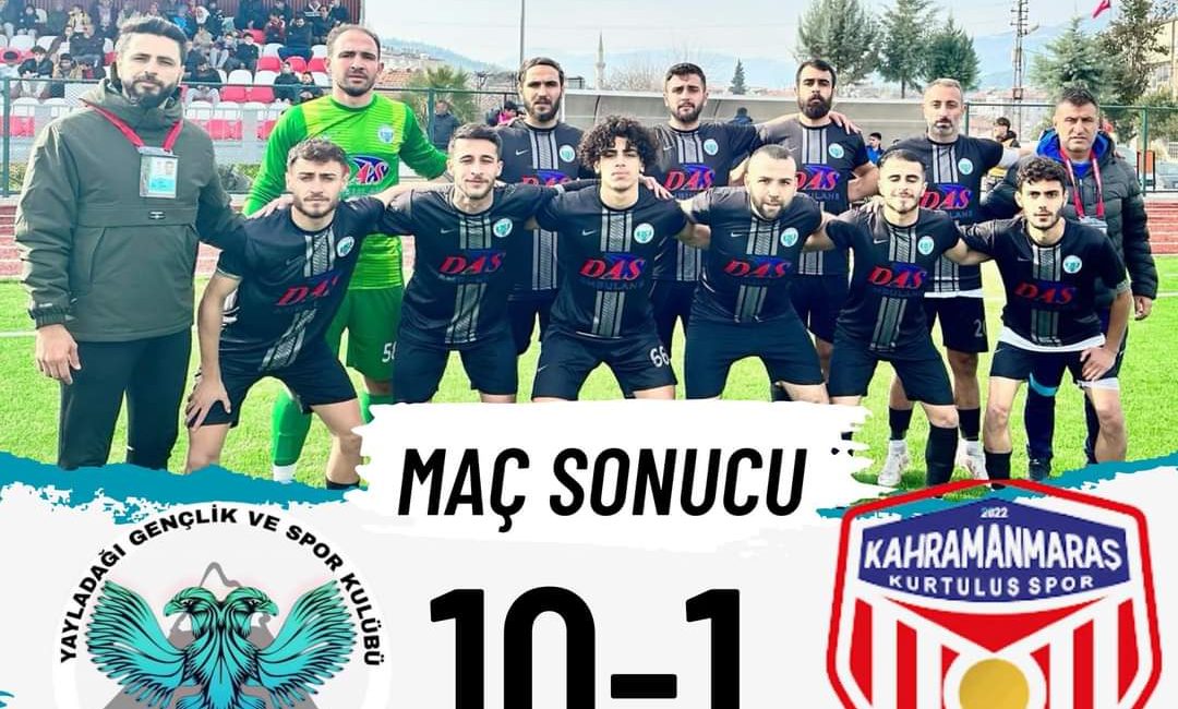 Yayladağıspor, kendi sahasında Kahramanmaraş