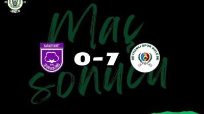 Reyhanlıspor, deplasmanda Karaziyaretspor’u 7 golle yendi. Bölgesel Amatör Ligi’n 13..