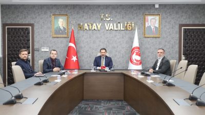 Hatay Valisi Mustafa Masatlı başkanlığında, ilgili Vali Yardımcıları ve kurum