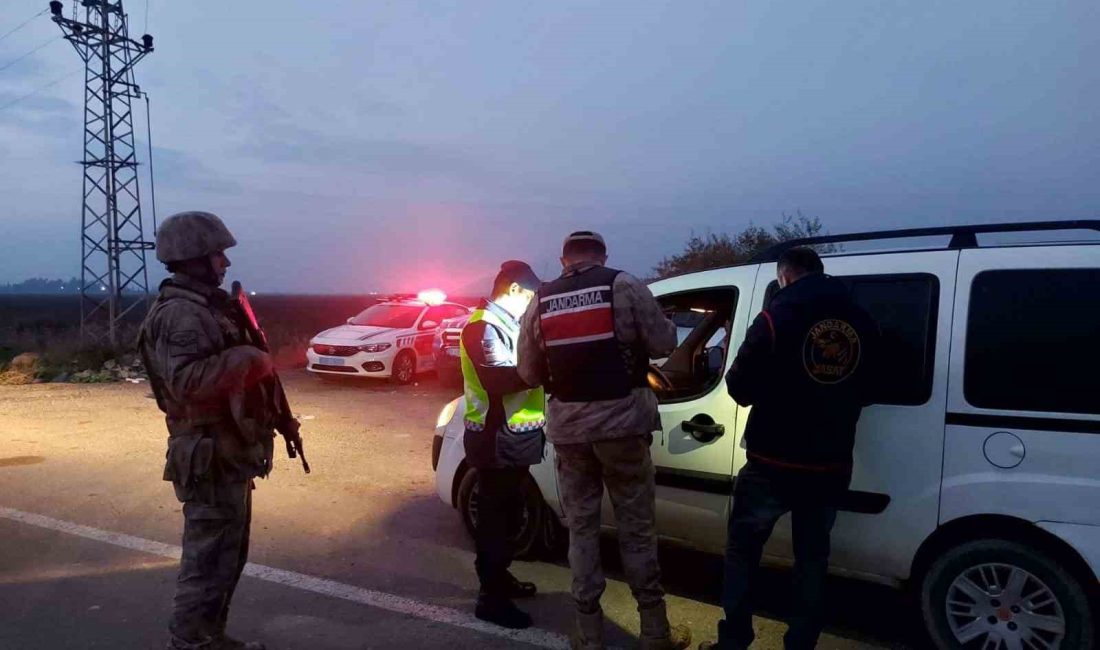 Hatay’da jandarma ekiplerinin bir