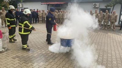 Hatay Büyükşehir Belediyesi İtfaiye Daire Başkanlığı ekipleri, Arsuz İlçe Jandarma