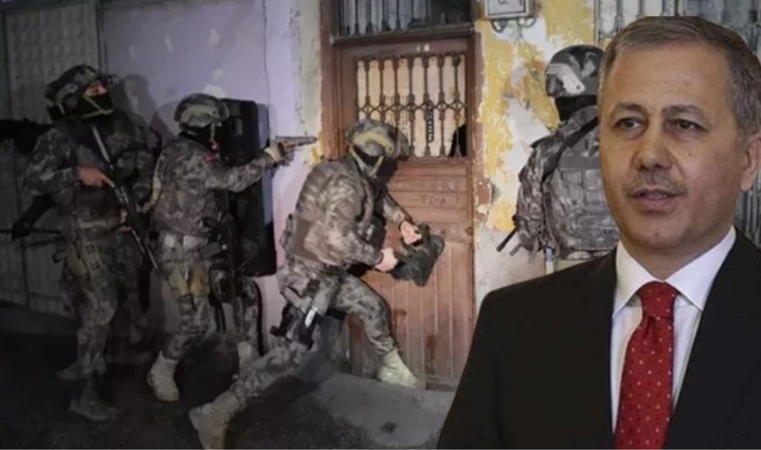 İçişleri Bakanı Ali Yerlikaya, Türkiye genelinde gerçekleştirilen ‘Çember-11’ Operasyonları kapsamında,