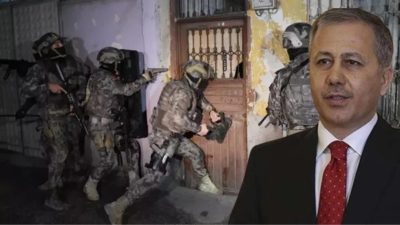 İçişleri Bakanı Ali Yerlikaya, Türkiye genelinde gerçekleştirilen ‘Çember-11’ Operasyonları kapsamında,