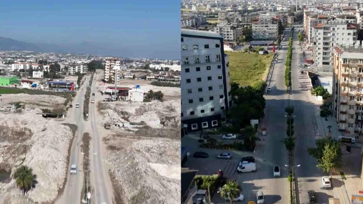 Antakya’daki yıkımın Drone görüntüsü üzdü