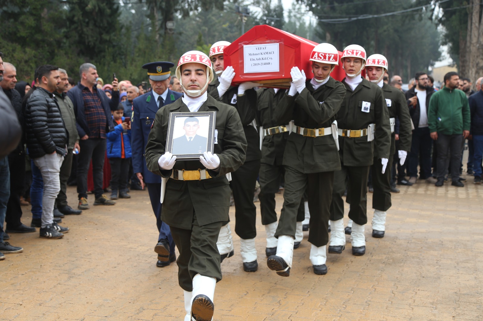 Kazada ölen Hataylı astsubay defnedildi