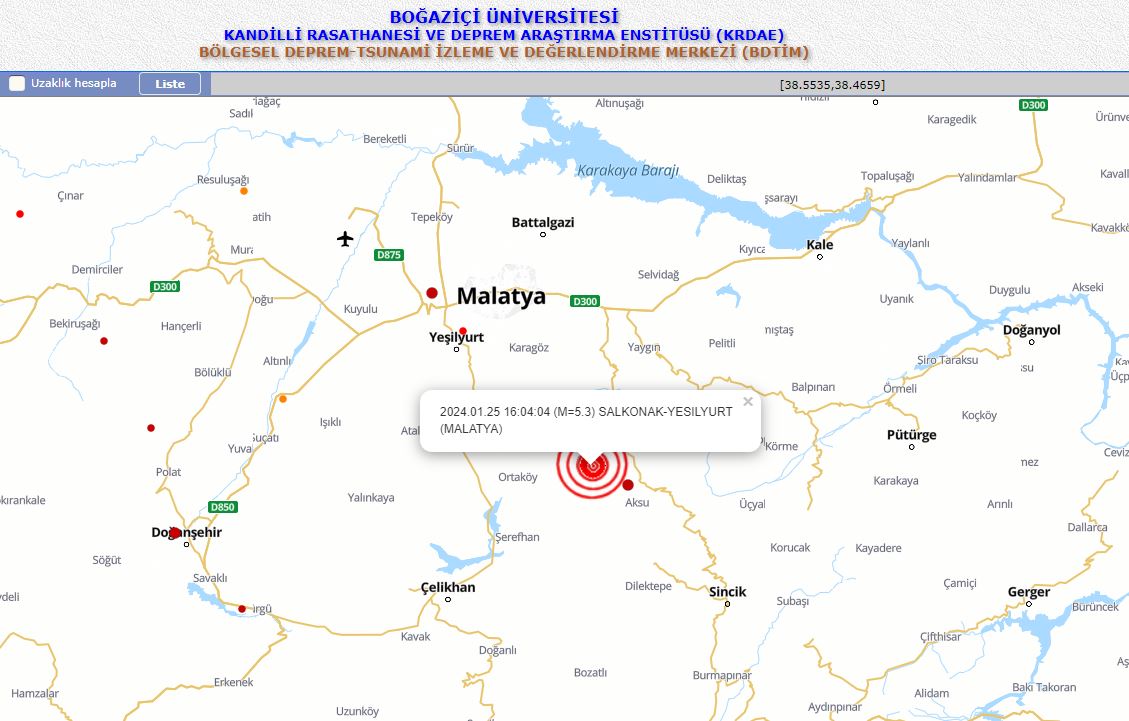 Malatya’da korkutan deprem! 