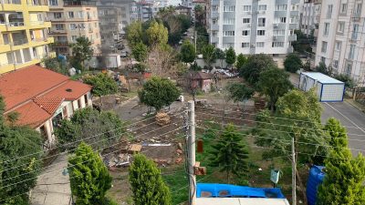 6 Şubat depreminden sonra Defne ilçesi Akdeniz Mahallesindeki Dr. Atıf