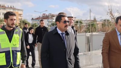 Hatay Valisi Mustafa Masatlı, Antakya ilçesinde yapımı devam eden Hatay