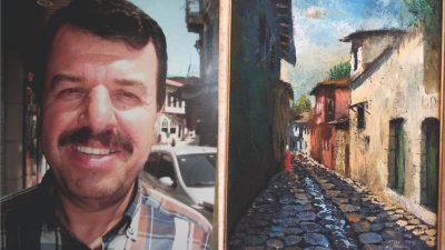 Antakyalı sevilen ve başarılı ressamlardan Yusuf Altunay 6 Şubat depreminde