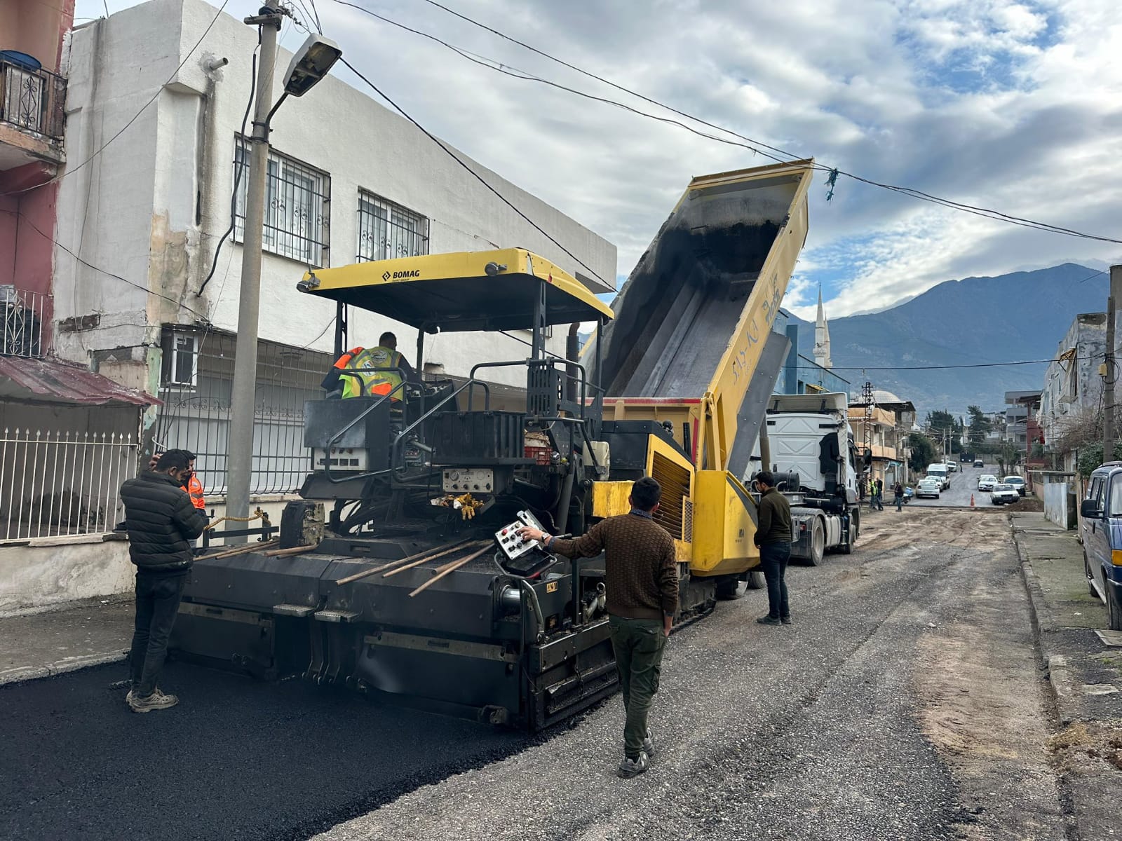 İskenderun’da altyapı çalışmaları