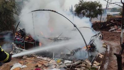 Hatay’ın Kırıkhan ilçesinde oluşan çadır yangınında ölen yada yaralanan olmasa