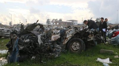 Depremin vurduğu Hatay’da enkazdan çıkarılan araçlardan 18 bin 931’i hak