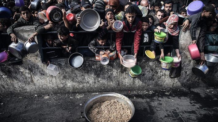 Gazze’de yarım milyon kişi açlık çekiyor