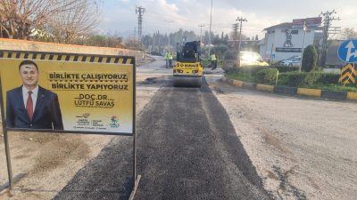Hatay Büyükşehir Belediyesi’ne bağlı ekipler, Payas ilçesi Yıldırım Beyazıt Mahallesi,