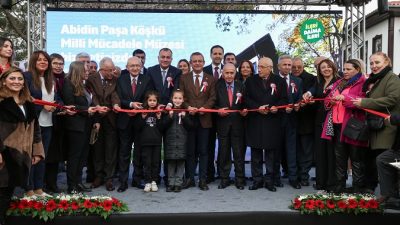CHP Genel Başkanı Özgür Özel Çankaya Belediyesi’nin onarımını yaptığı Abidinpaşa