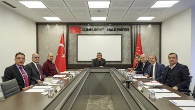 Cumhuriyet Halk Partisi Genel Başkanı Özgür Özel, CHP Genel Merkezi’nde