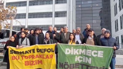 Hatay’ın Dikmece mahallesinde yaşayan sakinler, tarım arazileri ve zeytinlikleri üzerine