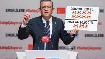 CHP Genel Başkanı Özgür Özel, ülkenin en önemli sorununun, enflasyon, 