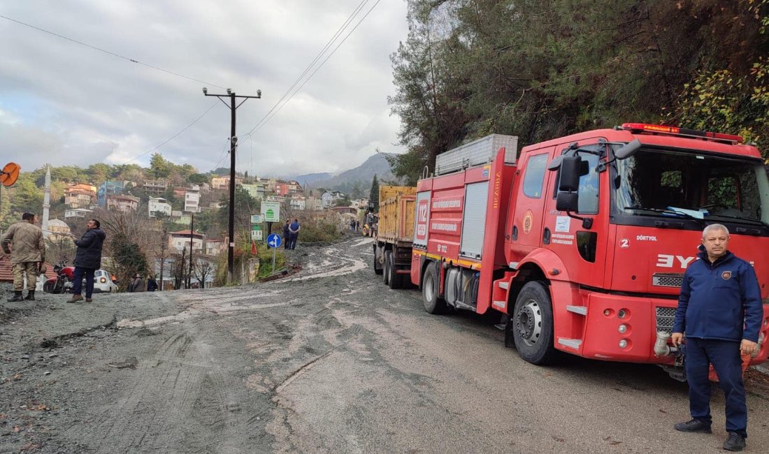 Hatay genelinde yaşanan sağanak