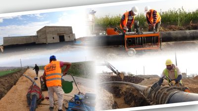 Hatay Büyükşehir belediyesi Kumlu ilçesine 2 su deposu yaptırıyor. Depolardan