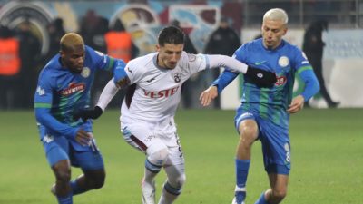 Lige şampiyonluk iddiasıyla başlayan Trabzonspor  Rize’de Çaykur Rizespor’a 1-0 yenildi,