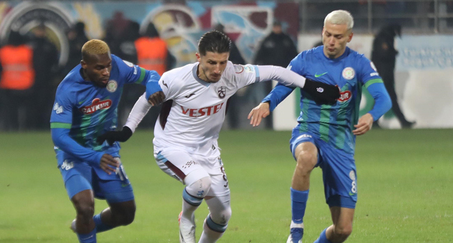 Trabzonspor Rize’de kayıp!