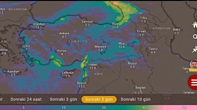 İskenderun Teknik Üniversitesinde iklim uzmanı Prof.Dr. Abdulla Sakallı tahminlerine göre