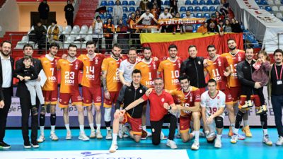 Voleybol AXA Sigorta Efeler Ligi 18. hafta mücadelesinde Galatasaray HDI