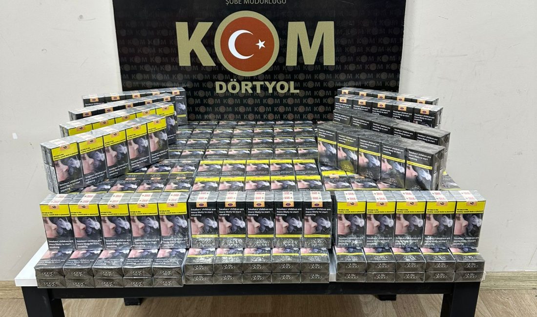 Hatay’da 680 paket gümrük