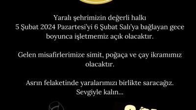 Asrın felaketinin yaşandığı 6 Şubat günü yaklaşırken Özcan-Sedat Zaif’in işletmeciliğini