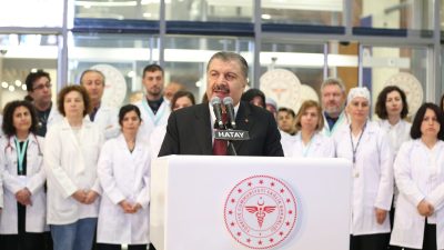 Sağlık Bakanı Fahrettin Koca, 6 Şubat’taki depremlerden sonra Hatay’ın sağlık