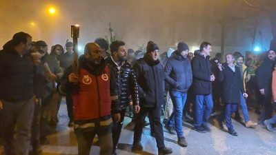 Türkiye İşçi Partisi, Defne Dostluk Parkı’ndan Yunus Emre Parkı’na yürüyüşe