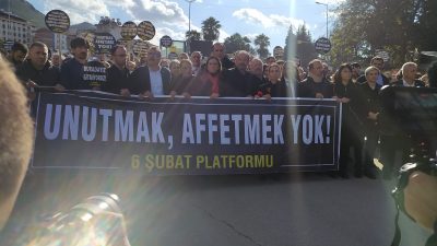 6 şubat depreminin anma etkinlikleri kapsamında bugün Kent Meclisi başta