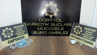 Hatay’ın Dörtyol ilçesinde gerçekleştirilen uyuşturucu operasyonunda 3 şüpheli gözaltına alındı.