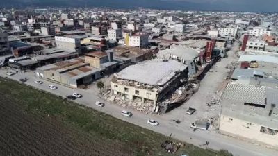 Deprem sonrası Hatay’da bulunan birçok sanayi sitesinde hasar alan ya