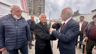 CHP İskenderun Belediye Başkan Adayı Mehmet Duduoğlu emeklilerle buluştu. CHP