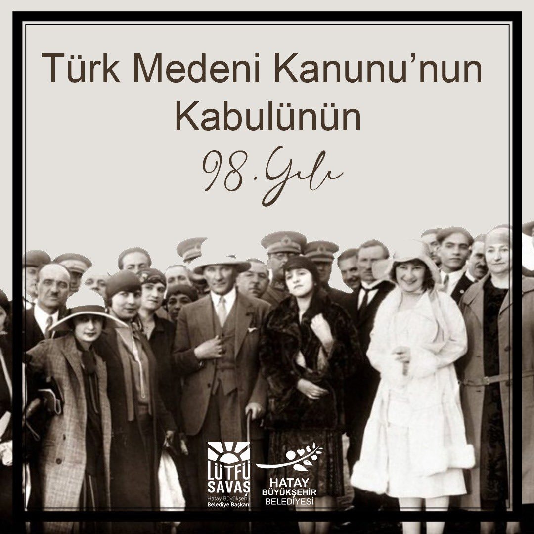 Türk Medeni Kanunun 98. yılı