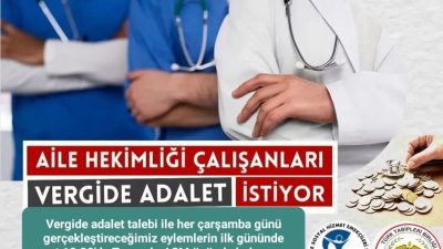 Hatay Tabipler Odası Başkanı Dr. Sevdar Yılmaz, Aile Hekimliği Çalışanlarının