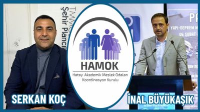 Hatay Akademik Meslek Odaları Koordinasyonu dönem sözcüleri Şehir Plancıları Odası