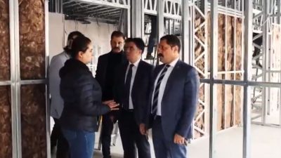 Hatay Valisi Mustafa Masatlı, Samandağ ilçesinde yapımı devam eden Semt